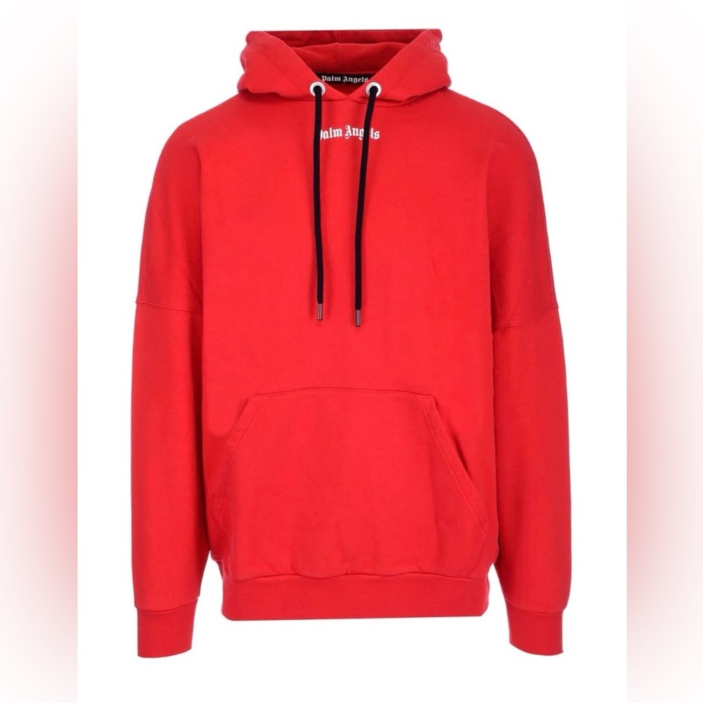 PALM ANGEL RED HOODED SWEATSHIRT. SIZE MEDIUM. PRISTINE! ❤️🖤